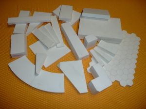 Антиабразивные плиткы из материала KERALOX (Alumina ceramic)